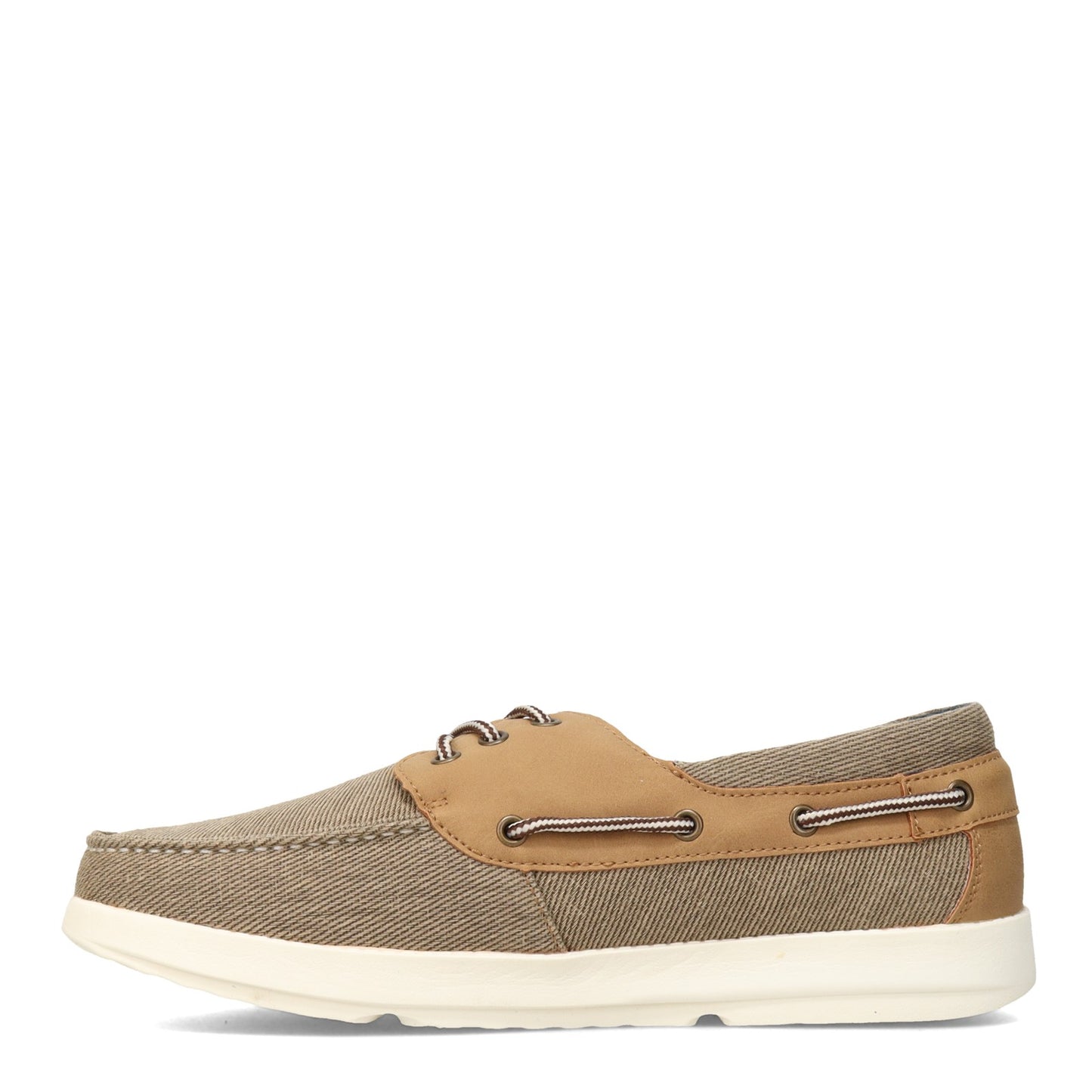 Peltz Shoes  Men's Island Surf Company Bimini Boat Shoe KHAKI 9210KHK