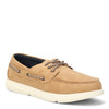 Peltz Shoes  Men's Island Surf Company Bimini Boat Shoe TAN 9210TAN