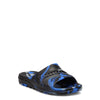 Peltz Shoes  Boy's Skechers Hogan Aqua - Spurt Slide - Little Kid & Big Kid Black/Royal 92118L-BKRY