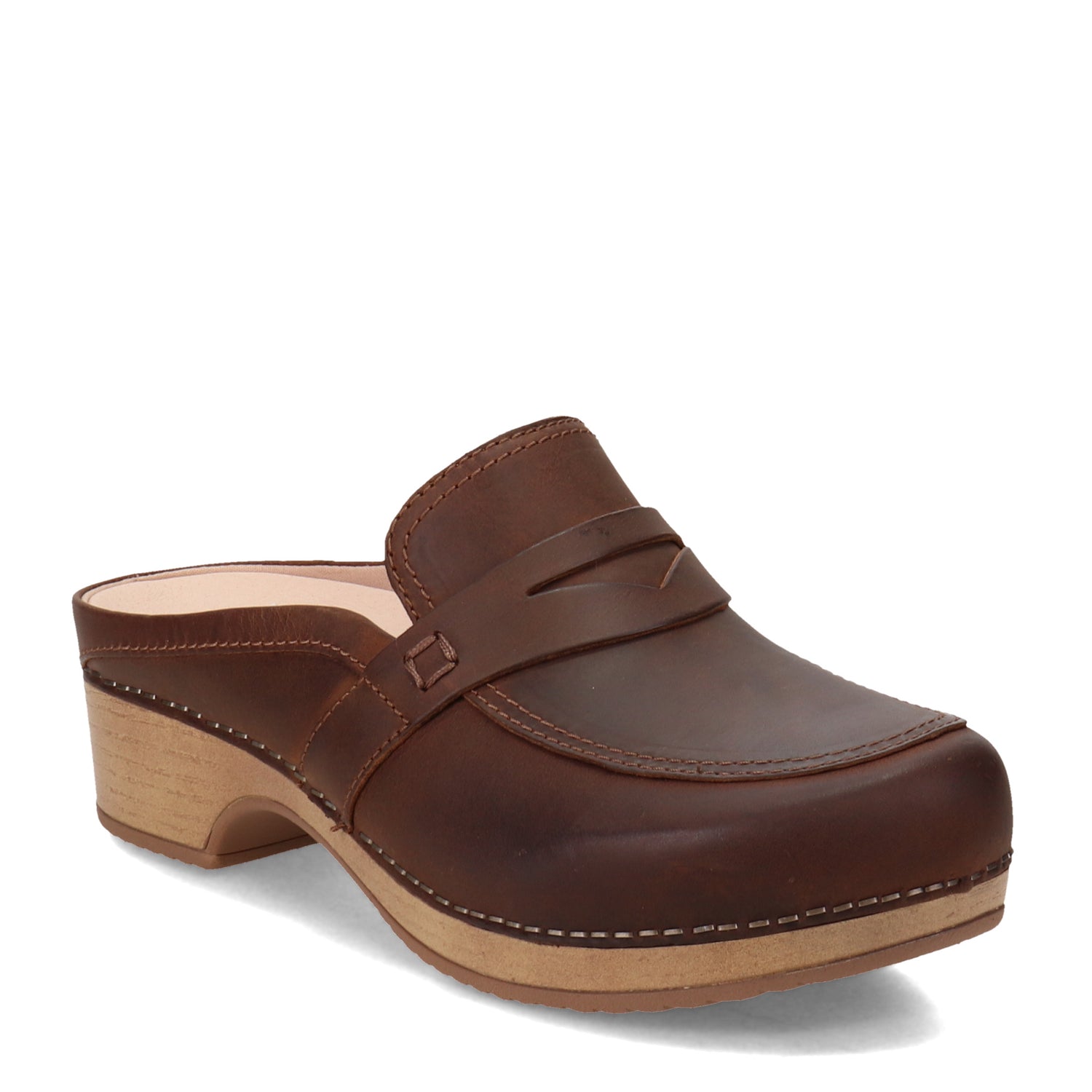 Peltz Shoes  Women's Dansko Bel Clog Brown 9424-071600