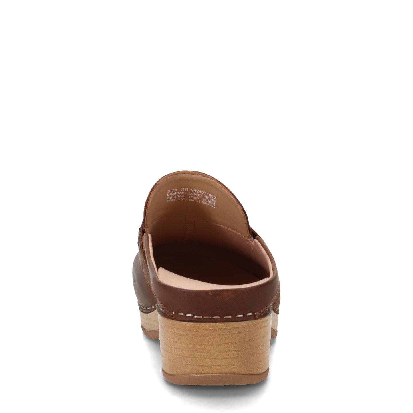 Peltz Shoes  Women's Dansko Bel Clog Brown 9424-071600