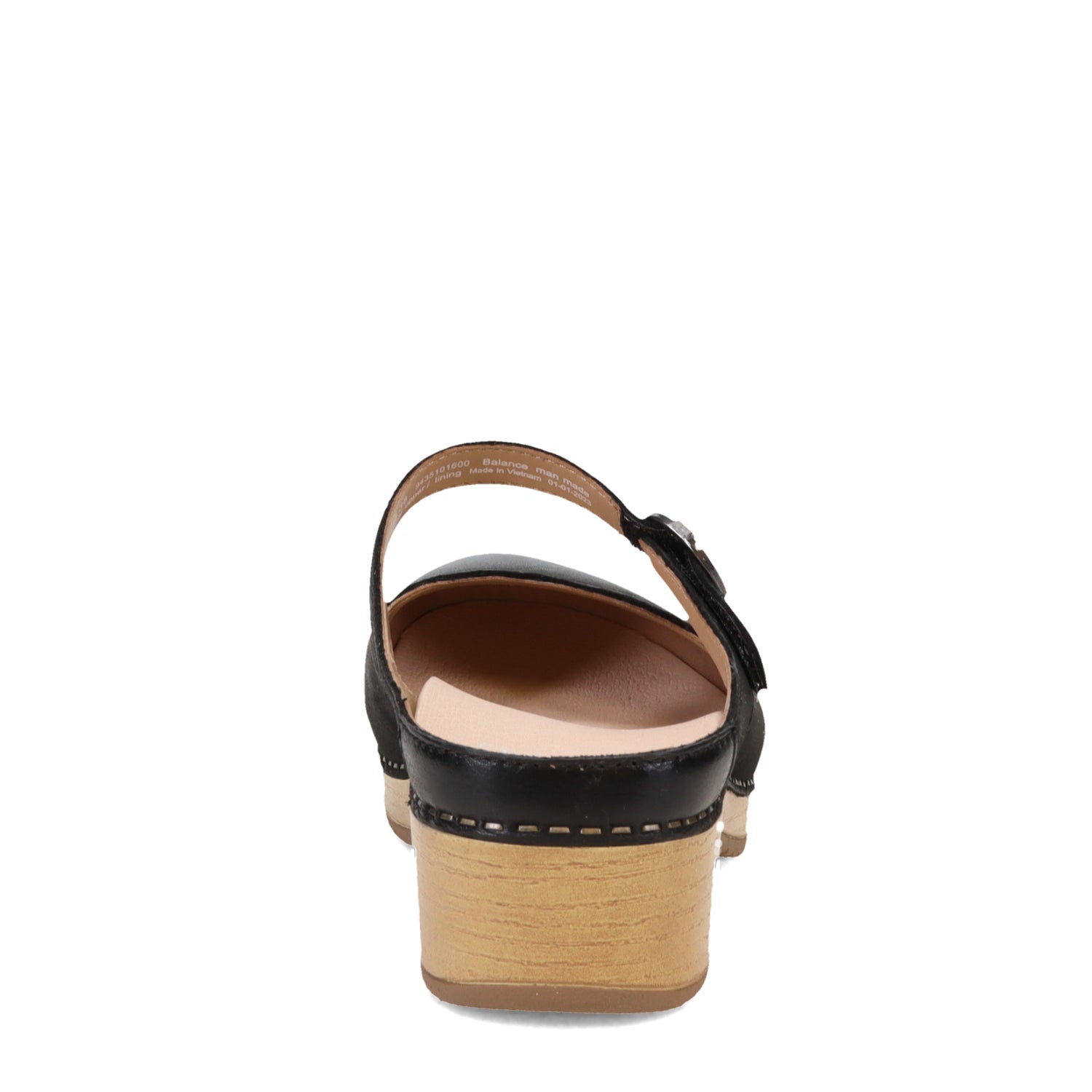 Peltz Shoes  Women's Dansko Bria Clog Black 9435-101600