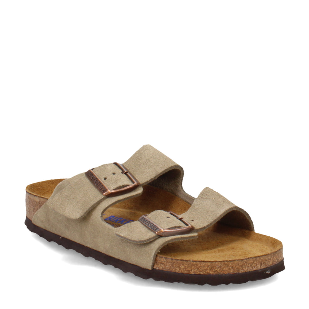 Women's Birkenstock Arizona Soft Footbed Sandal - Narrow Fit TAUPE 95130 3 N