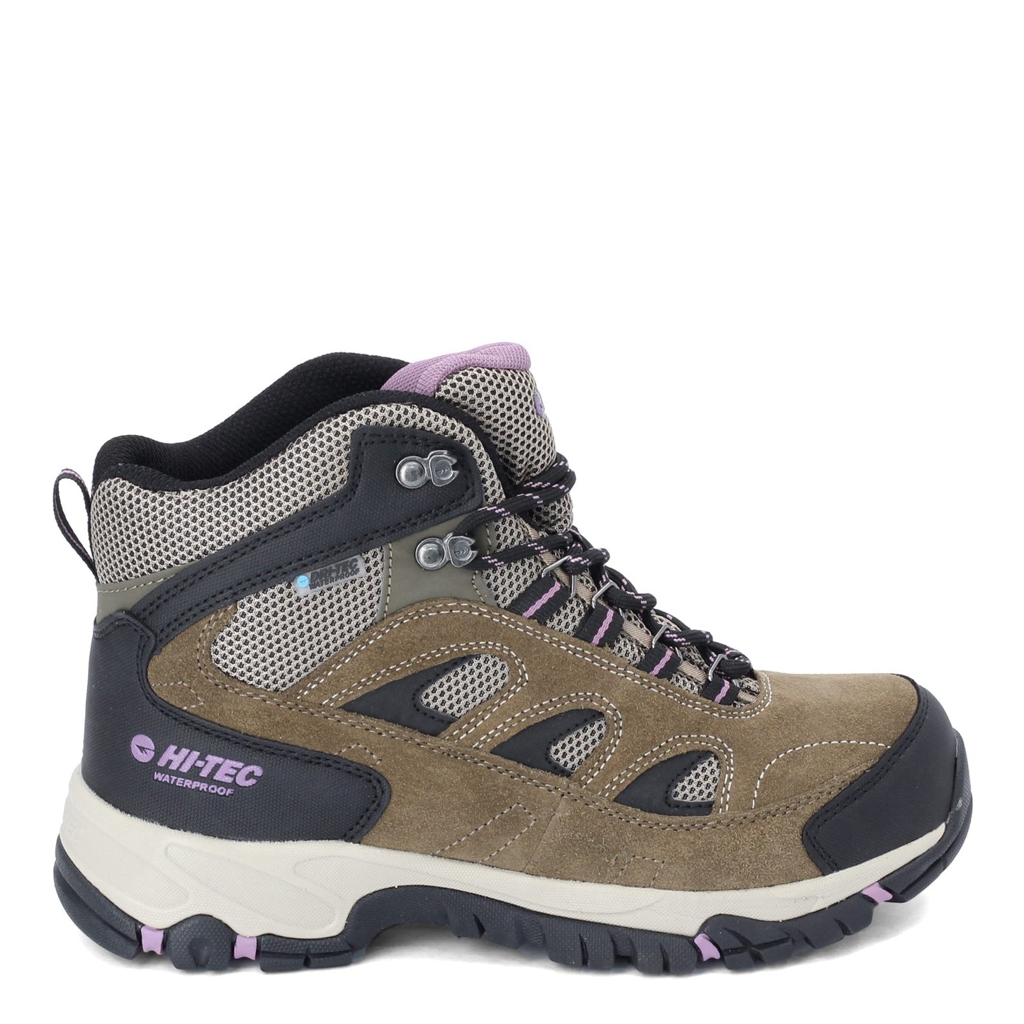 Peltz Shoes  Women's Hi Tec Logan Waterproof Hiking Boot BROWN 9536