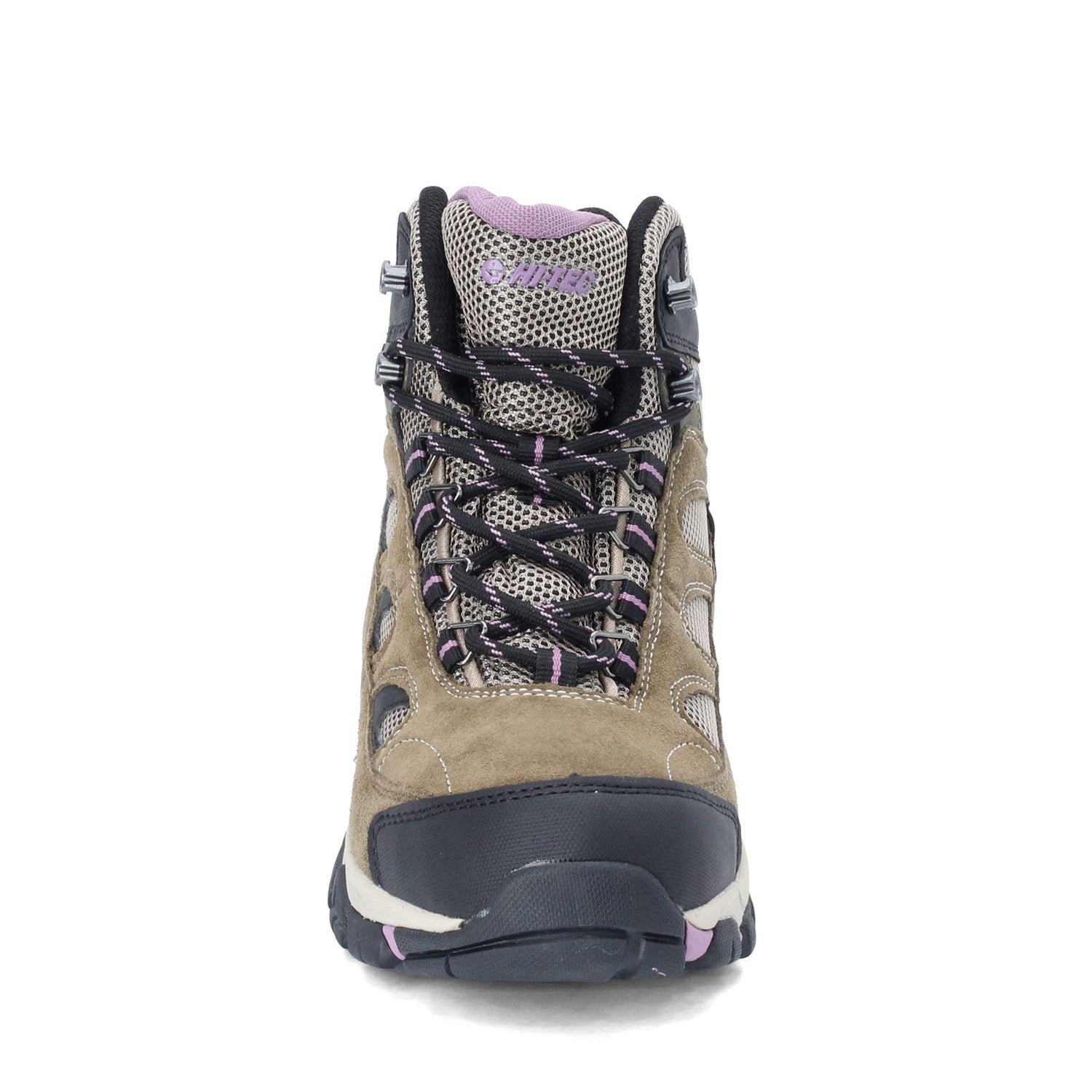 Peltz Shoes  Women's Hi Tec Logan Waterproof Hiking Boot BROWN 9536