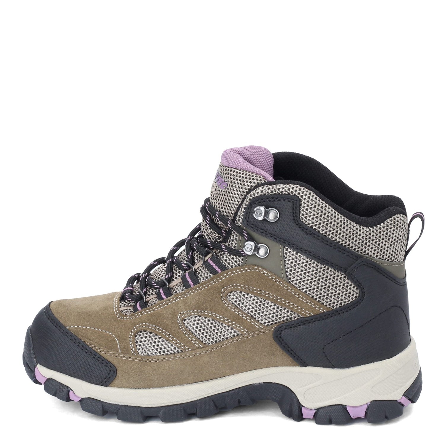 Peltz Shoes  Women's Hi Tec Logan Waterproof Hiking Boot BROWN 9536
