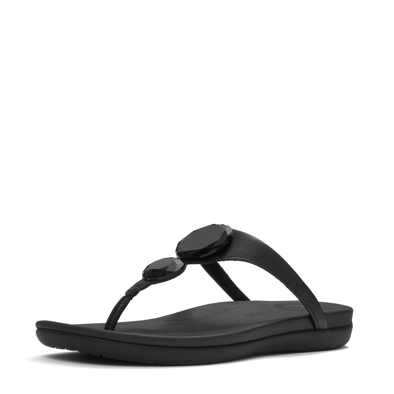 Women's FitFlop, Solay Glossy Disc Thong Sandal