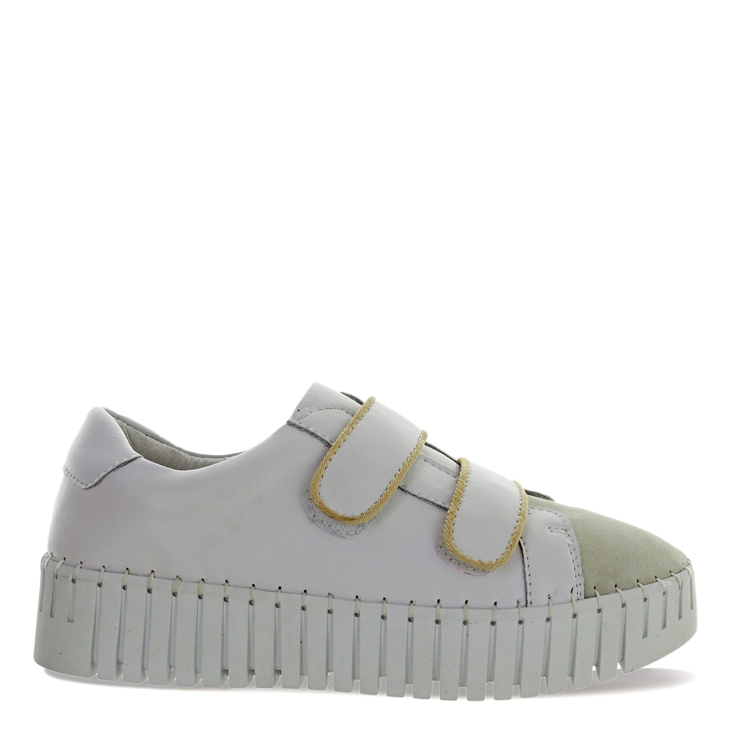 Peltz Shoes  Women's Bernie Mev Andree Sneaker white/cream ANDREE-CREAM