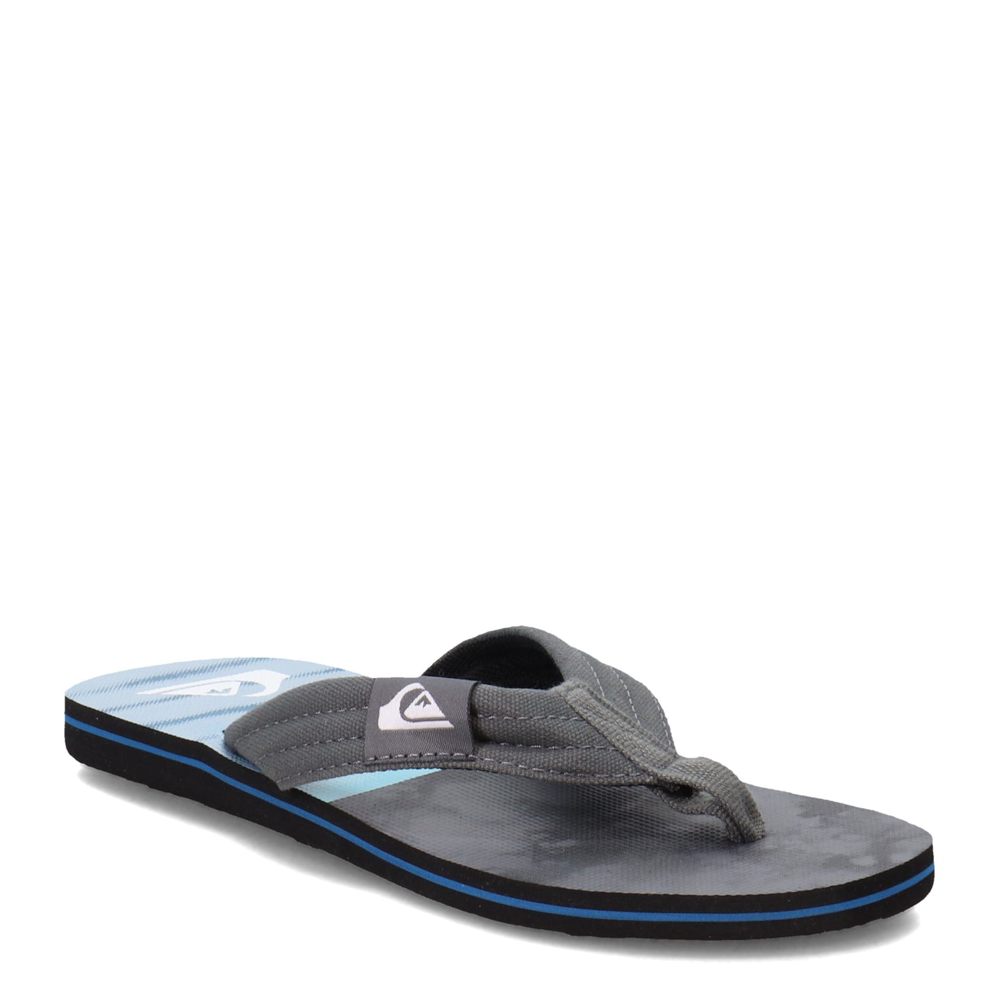 Peltz Shoes  Men's Quiksilver Molokai Layback Sandal BLACK MULTI AQYL101241-KVJ3