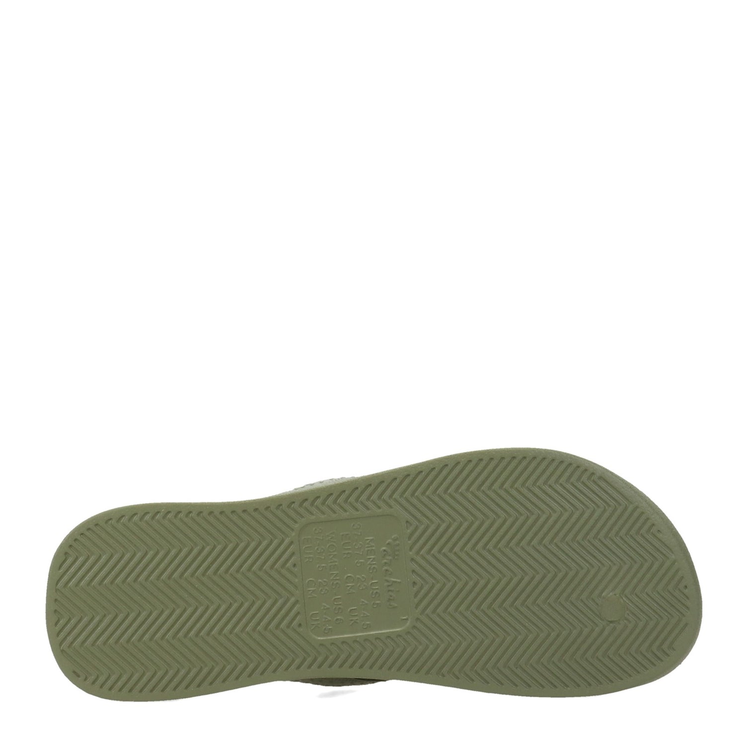 Peltz Shoes  Unisex Archies Arch Support Flip Flop KHAKI ARCHFLIP-KHAKI