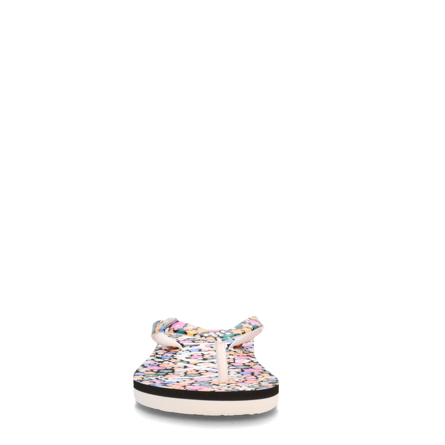 Peltz Shoes  Girl's Roxy RG Pebbles VII Sandal - Little Kid & Big Kid BLACK FLORAL PRINT ARGL100264-1BF