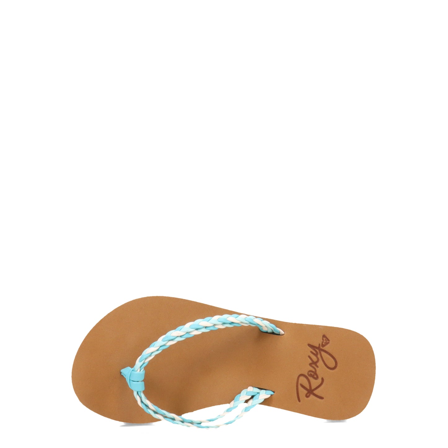 Peltz Shoes  Girl's Roxy Costas II Sandal - Little Kid & Big Kid AQUA ARGL100280-AQA