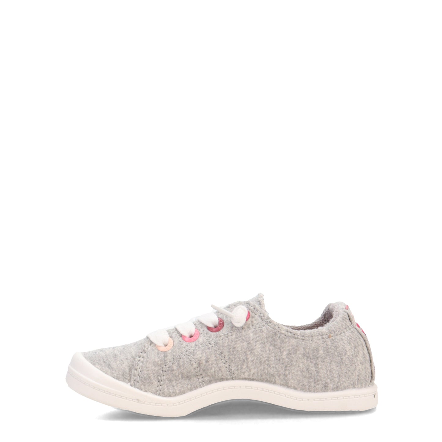 Peltz Shoes  Girl's Roxy Bayshore III Sneaker - Little Kid & Big Kid GREY HEATHER ARGS600091-GRH