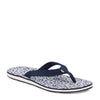 Peltz Shoes  Women's Roxy Vista Loreto Flip Flop HEATHER NAVY WHITE ARJL100953-HW0