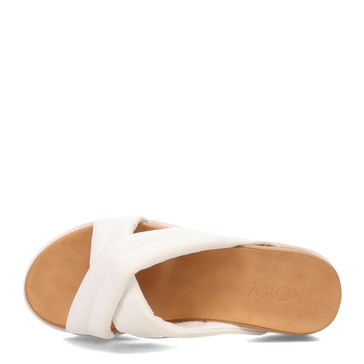 Peltz Shoes  Women's Roxy Veria Sandal WHITE ARJL200806-WHT