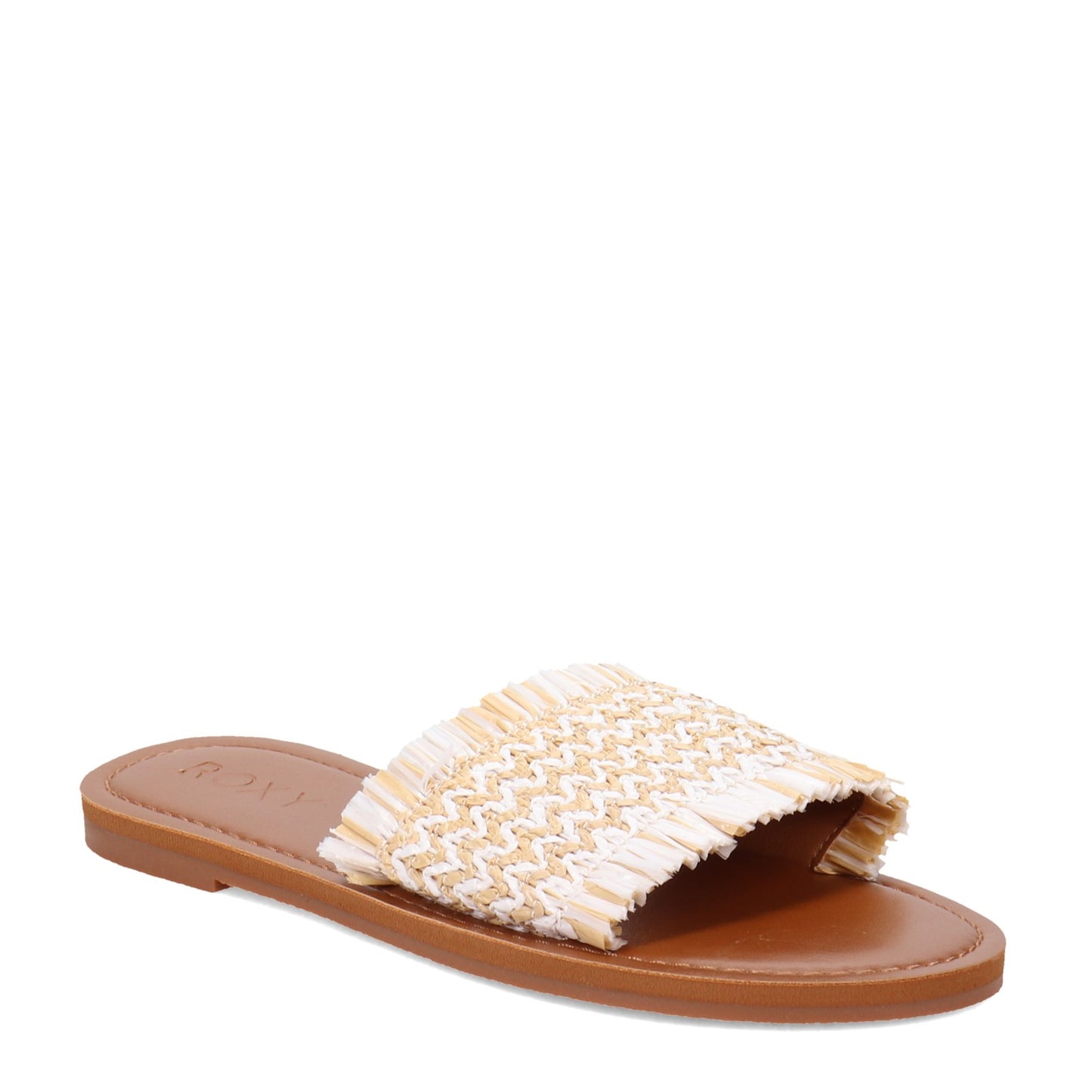 Peltz Shoes  Women's Roxy Kaia Slim Sandal WHITE ARJL200815-WEW