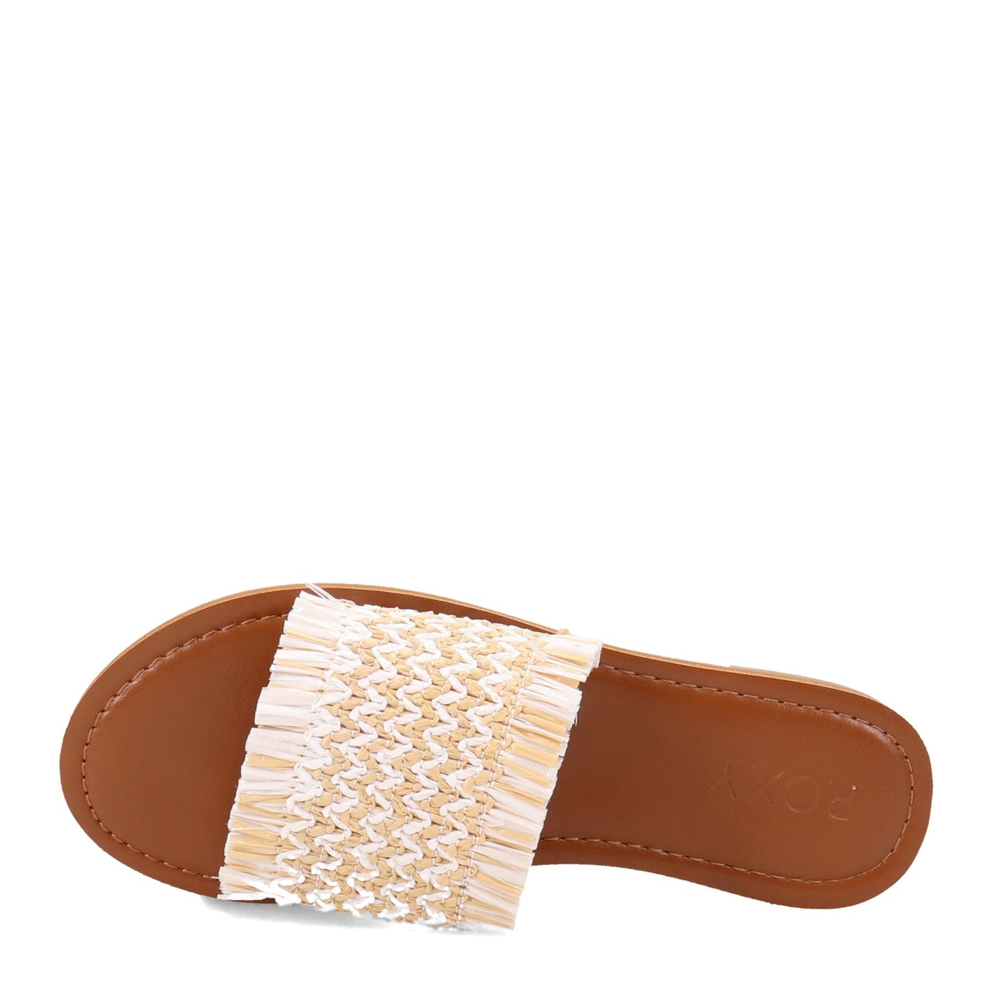 Peltz Shoes  Women's Roxy Kaia Slim Sandal WHITE ARJL200815-WEW