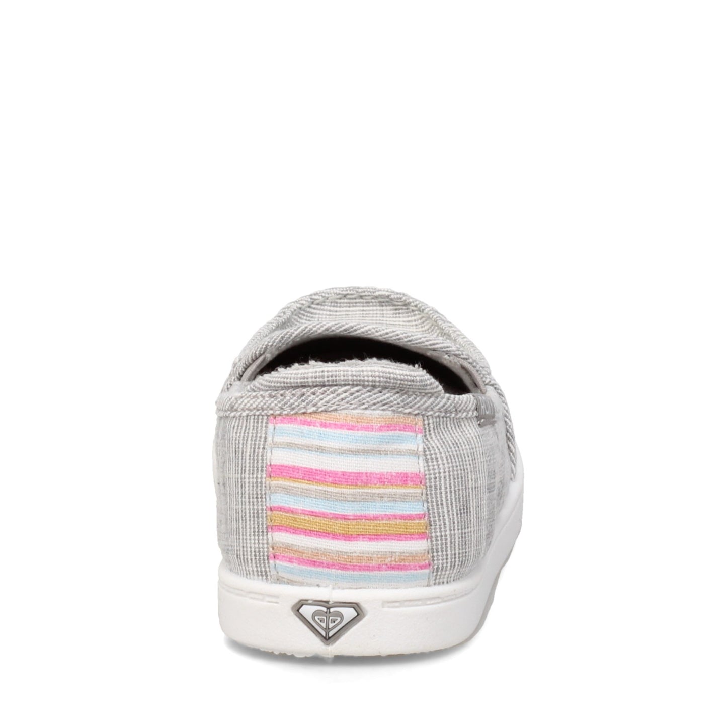 Peltz Shoes  Women's Roxy Minnow VII Slip-On GREY ARJS600472-CO5