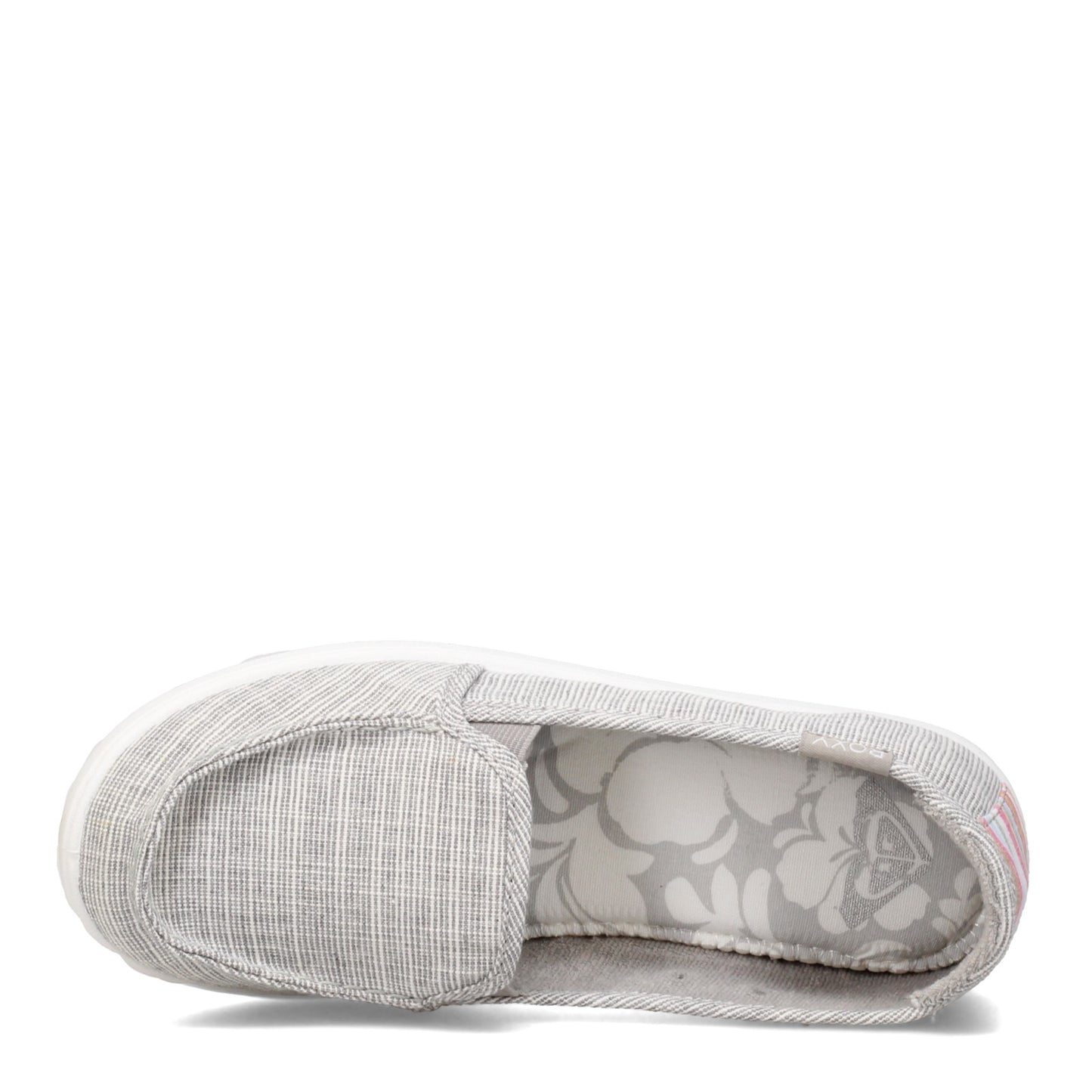 Peltz Shoes  Women's Roxy Minnow VII Slip-On GREY ARJS600472-CO5