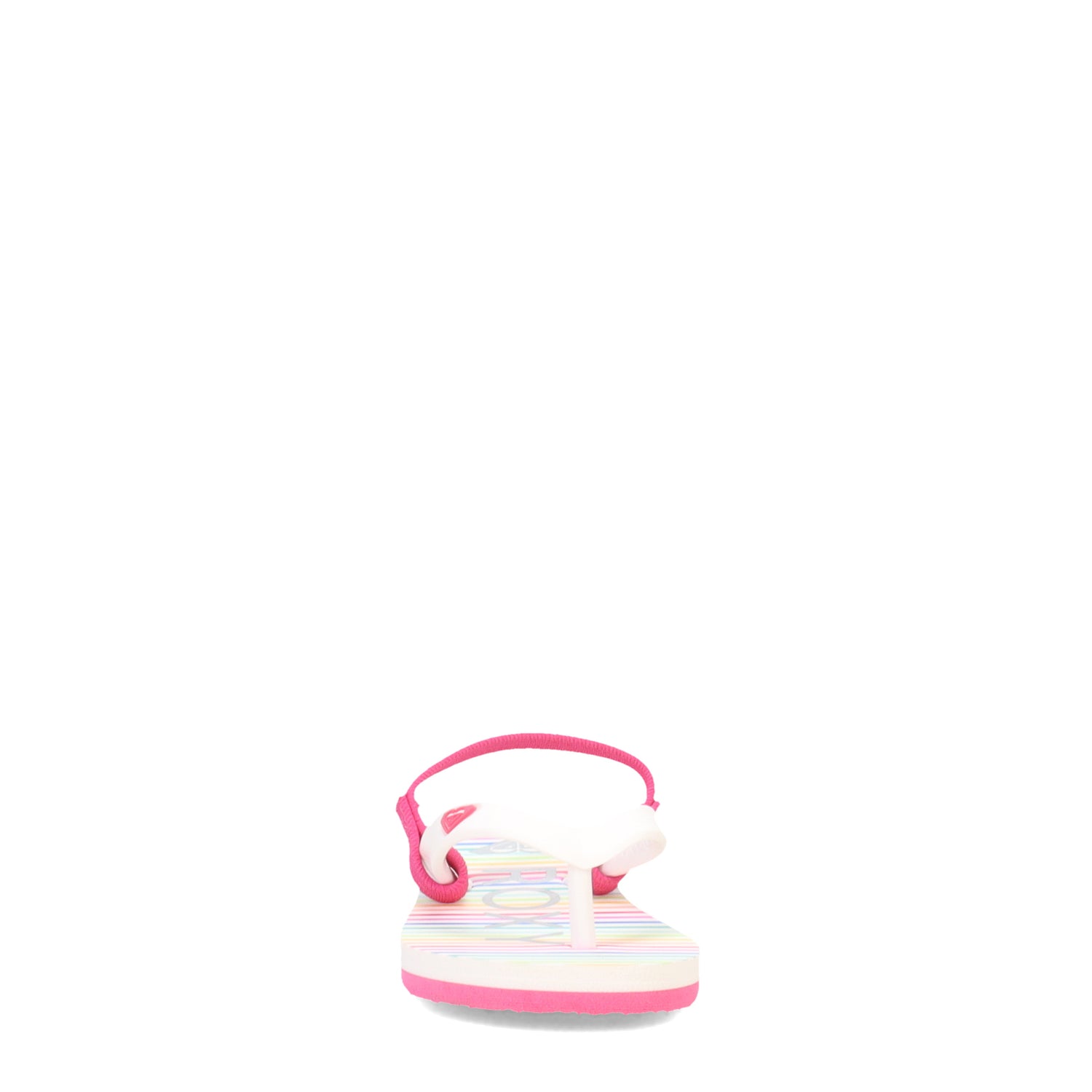 Peltz Shoes  Girl's Roxy Tahiti VII Sandal - Toddler WHITE AROL100005-WPQ