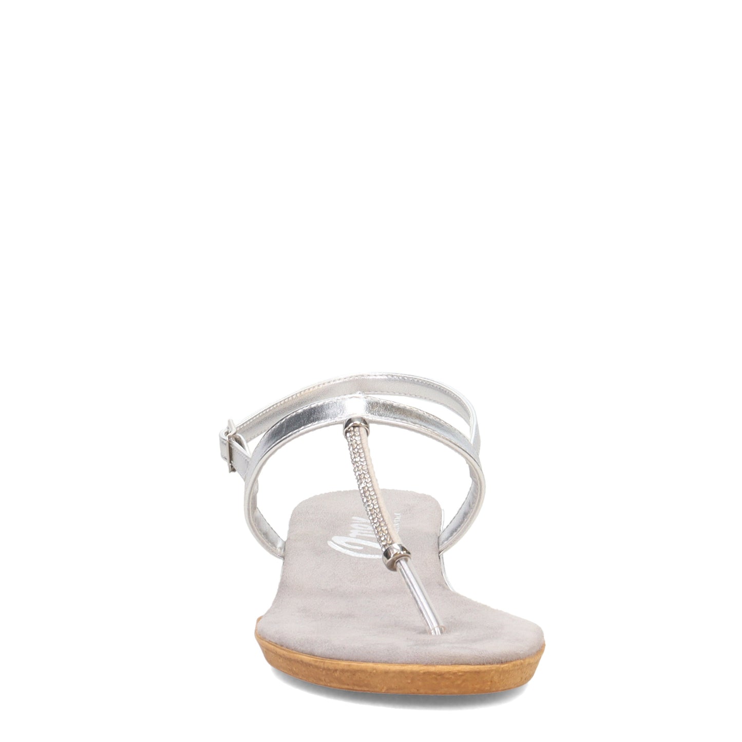 Peltz Shoes  Women's Onex Ava Sandal SILVER AVA-SILVER