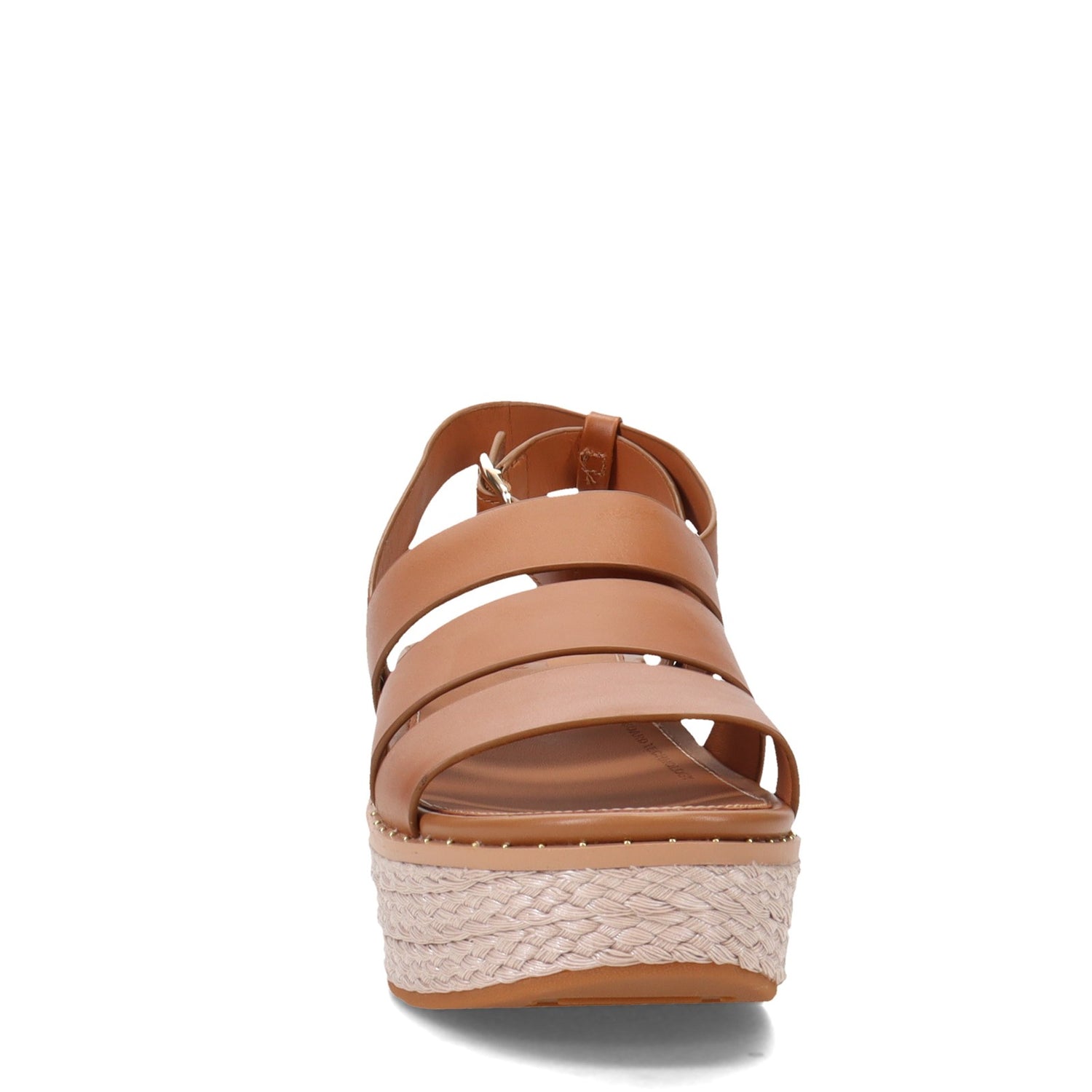 Peltz Shoes  Women's FitFlop Eloise Wedge Sandal Light Tan AY6-592