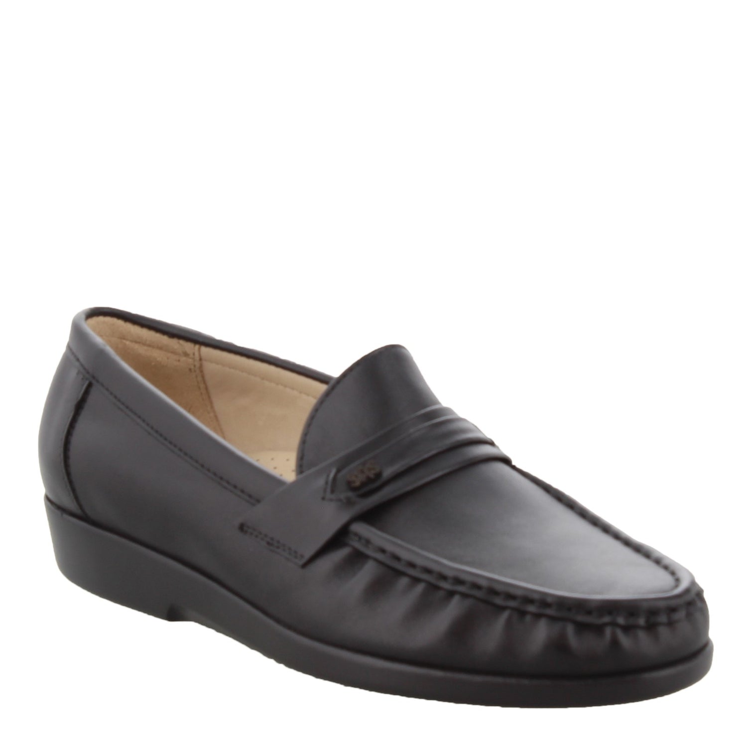 Peltz Shoes  Men's SAS Ace Loafer BLACK ACE BLACK