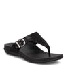 Peltz Shoes  Women's Aetrex Rita Sandal BLACK AE800