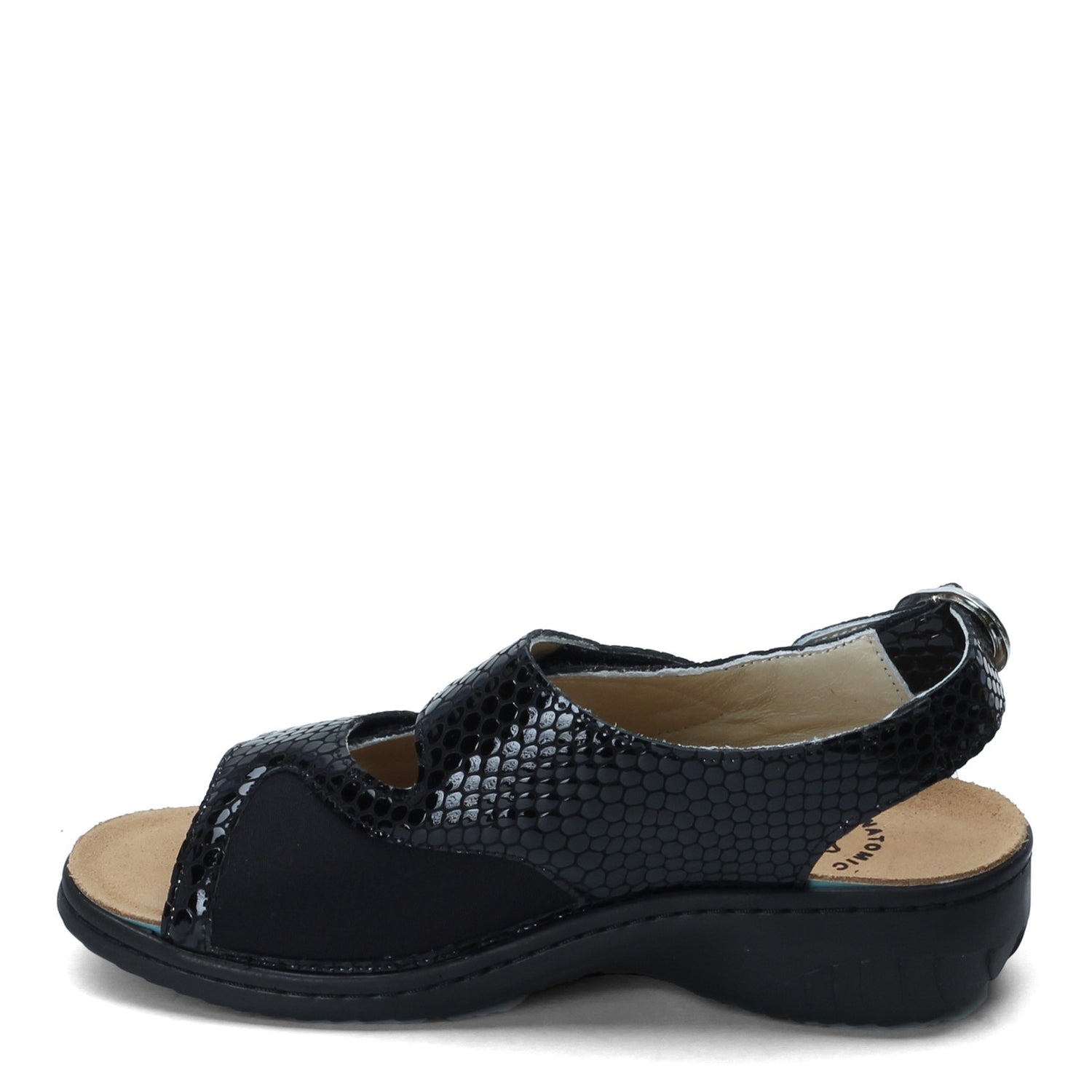 Peltz Shoes  Women's Flexus Aksamala Sandal Black AKSAMALA-BP