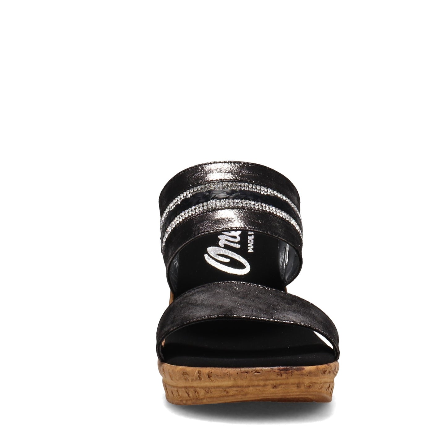 Peltz Shoes  Women's Onex Amellia Sandal BLACK AMELLIA-S BLACK