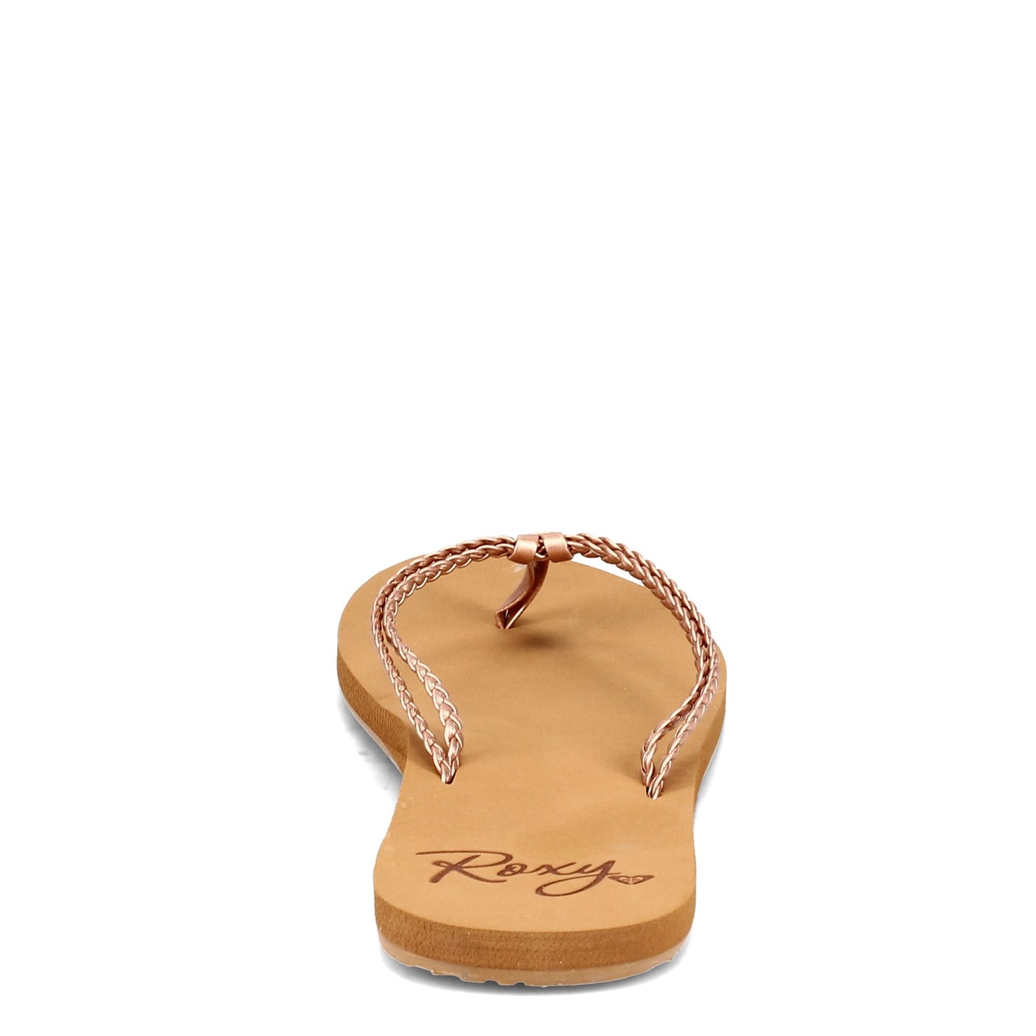 Peltz Shoes  Women's Roxy Costas Sandal ROSE GOLD ARJL100763-RSG