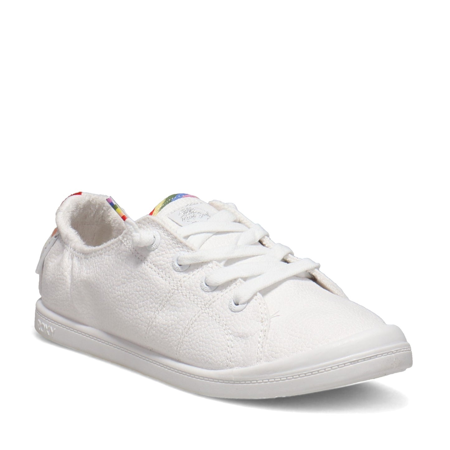 Peltz Shoes  Women's Roxy Bayshore Sneaker WHITE ARJS600418-WIM