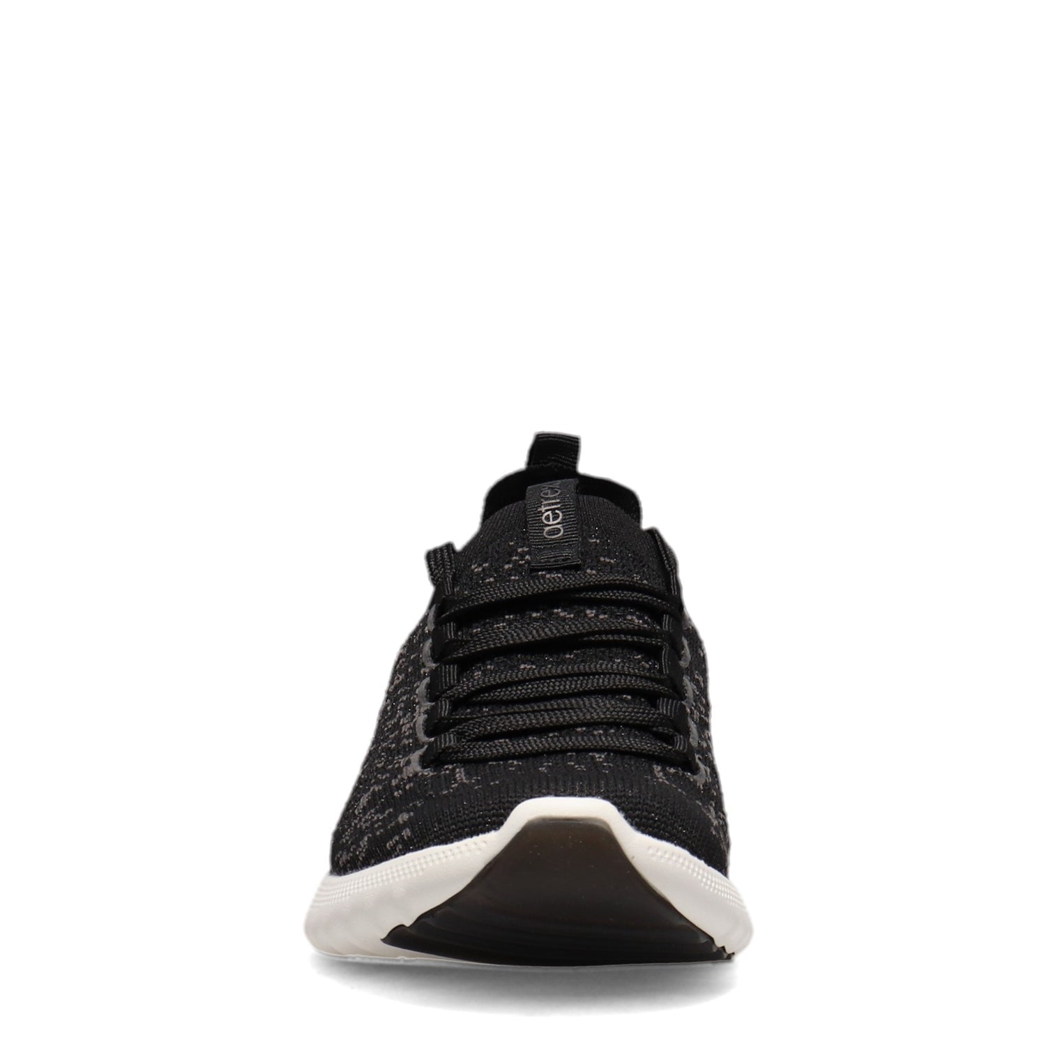 Peltz Shoes  Women's Aetrex Carly Sneaker BLACK AS100-BLACK