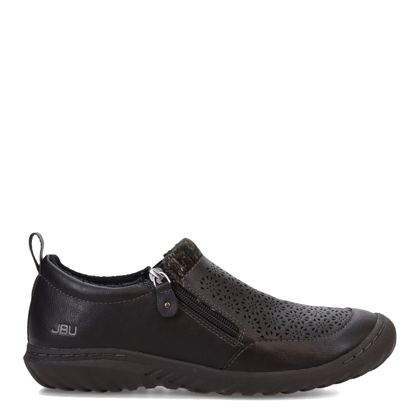 Peltz Shoes  Women's JBU by Jambu Amber Slip-On - Wide Width Black B2AMB01W