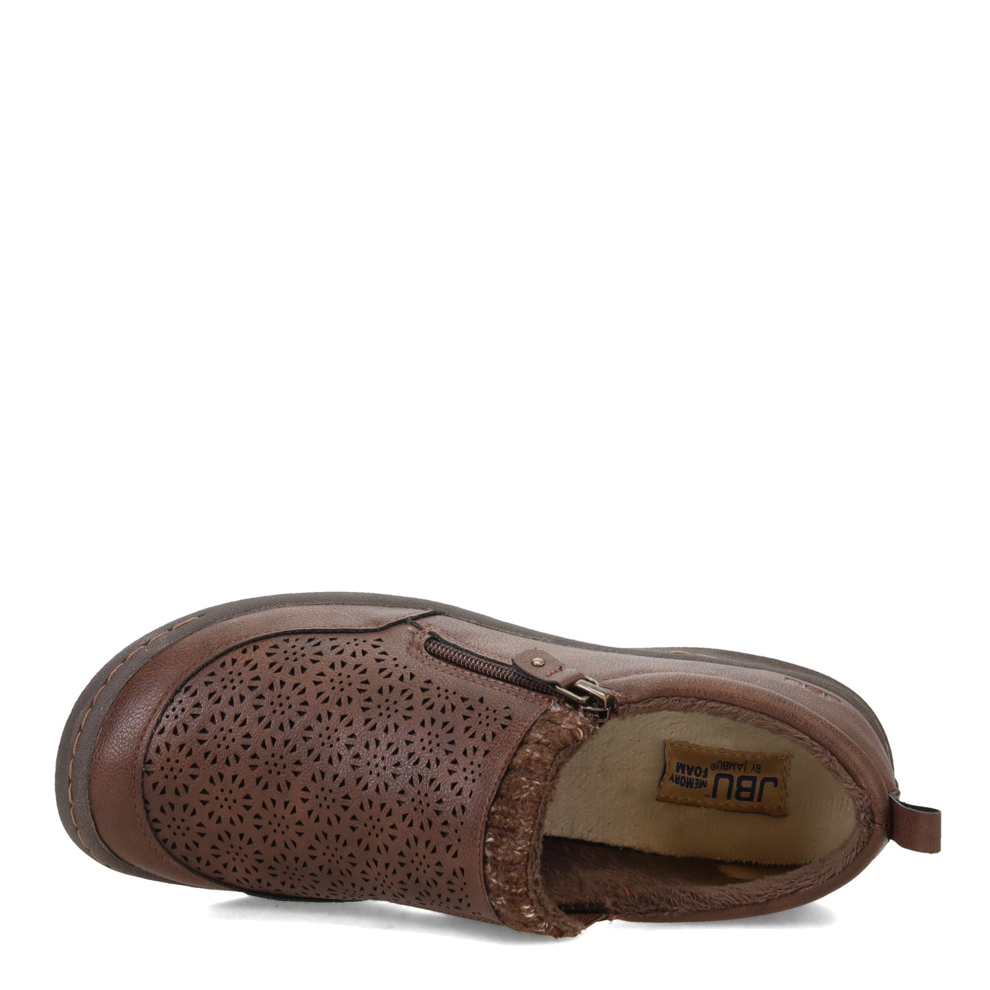 Peltz Shoes  Women's JBU by Jambu Amber Slip-On - Wide Width Brown B2AMB34W