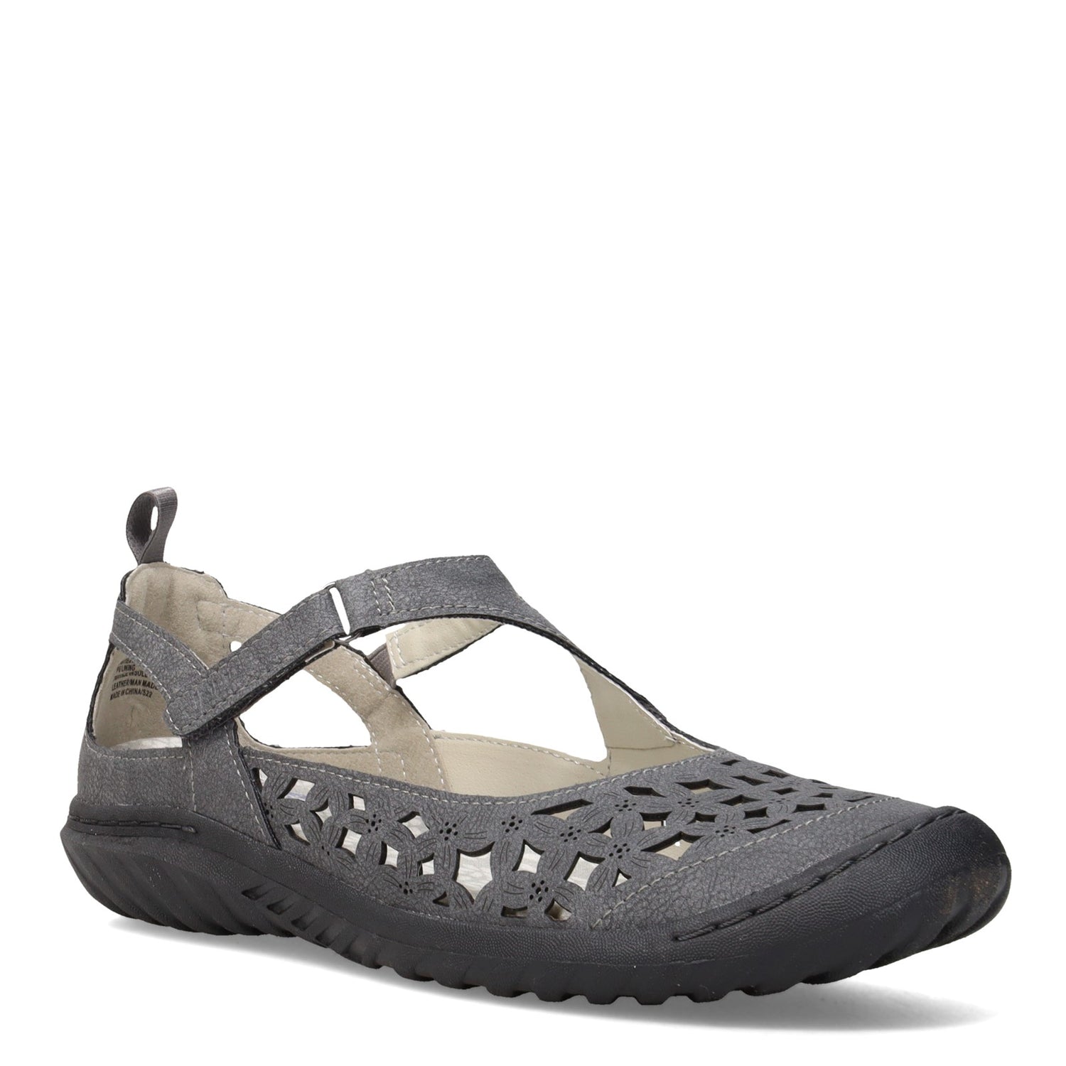 Peltz Shoes  Women's JBU by Jambu Bellerose Slip-On Charcoal B2BLR50