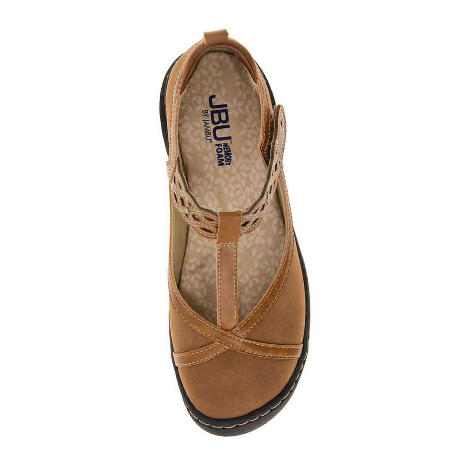 Peltz Shoes  Women's JBU by Jambu Buttercup Slip-On Tan B2BUT04