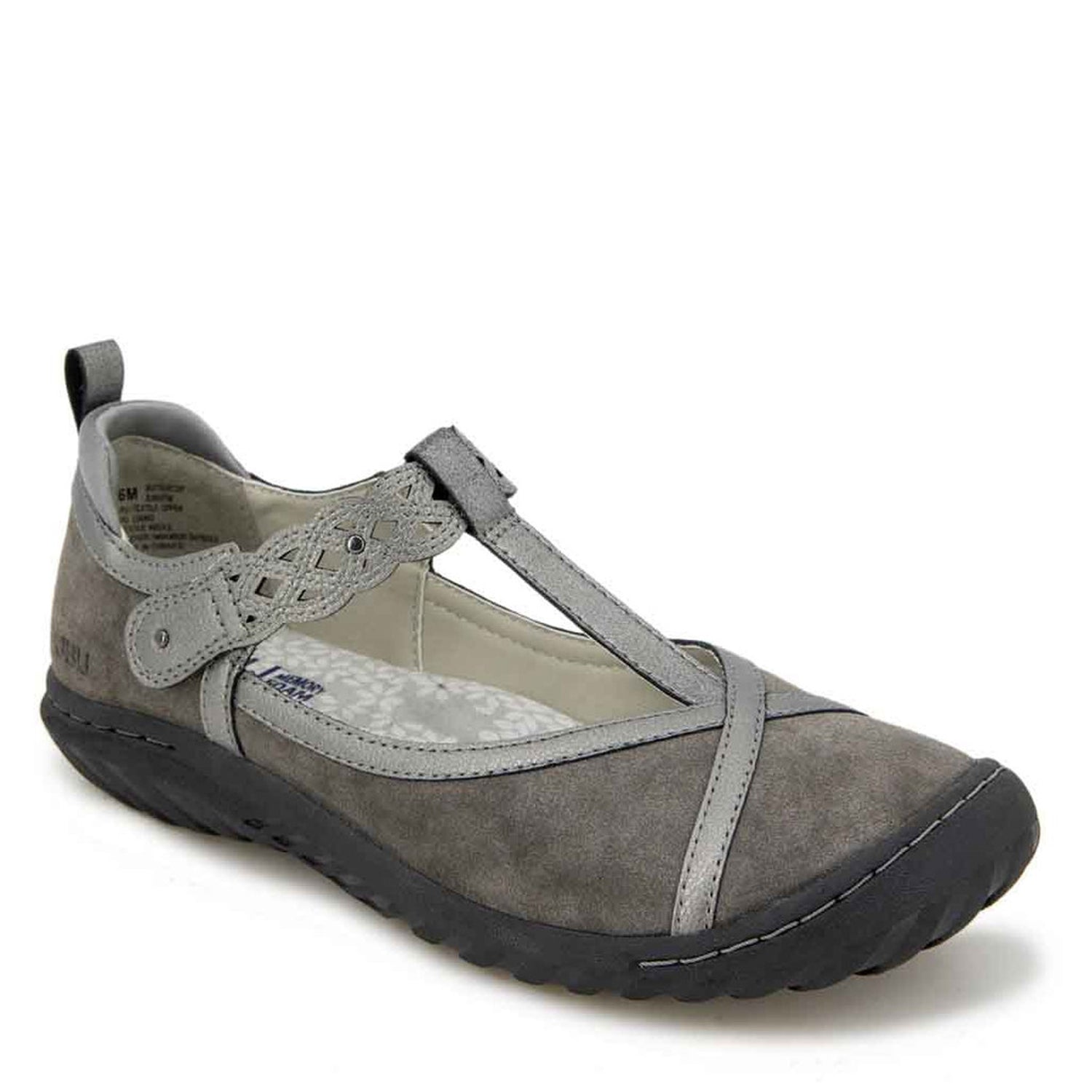 Peltz Shoes  Women's JBU by Jambu Buttercup Slip-On Grey B2BUT56