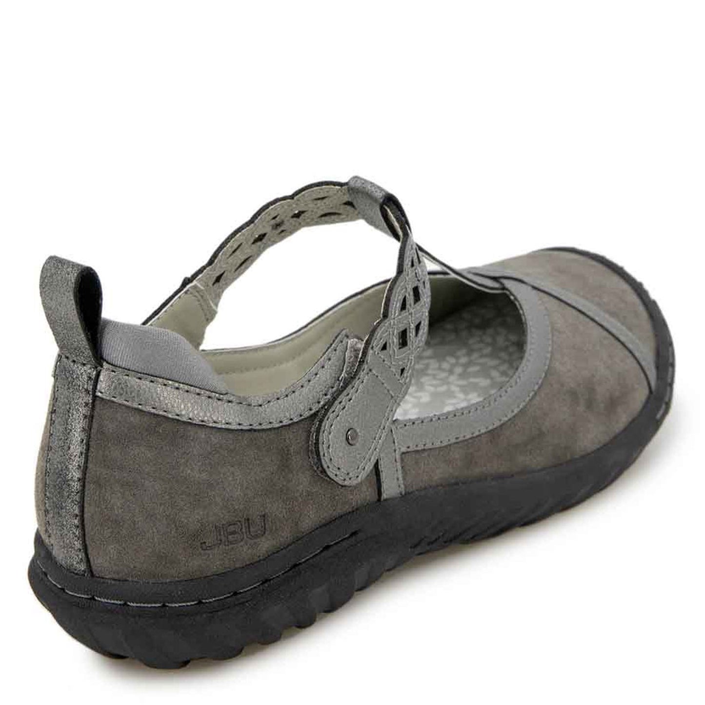 Peltz Shoes  Women's JBU by Jambu Buttercup Slip-On Grey B2BUT56