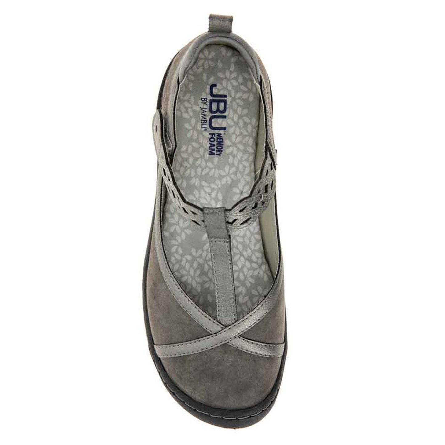 Peltz Shoes  Women's JBU by Jambu Buttercup Slip-On Grey B2BUT56