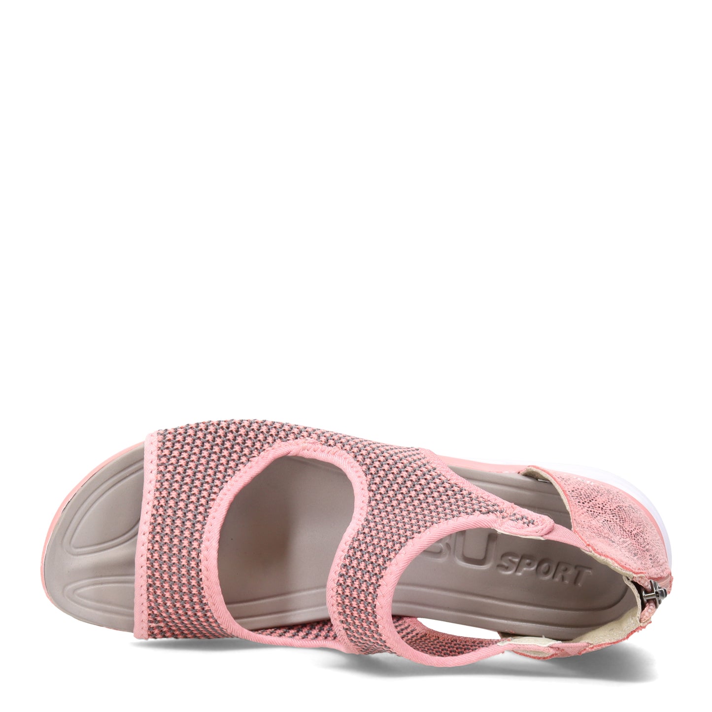 Peltz Shoes  Women's JBU by Jambu Margot Sandal Blush Snake B2MRT69