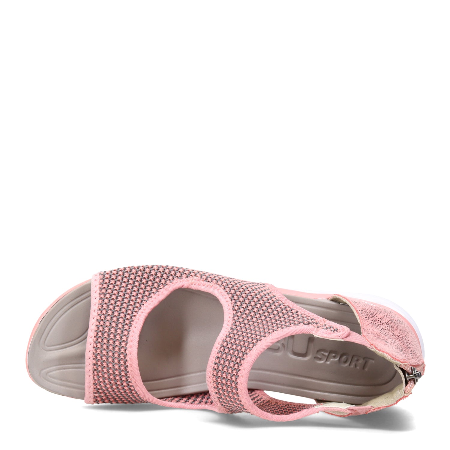 Peltz Shoes  Women's JBU by Jambu Margot Sandal Blush Snake B2MRT69