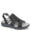 Peltz Shoes  Women's JBU by Jambu Francis Sandal Black B3FRN01