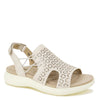 Peltz Shoes  Women's JBU by Jambu Francis Sandal Cream B3FRN61