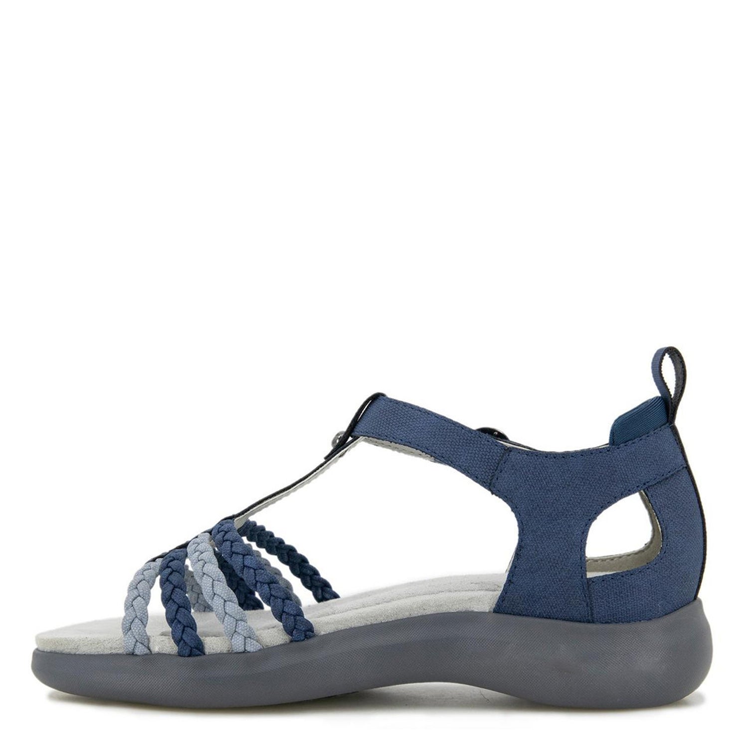 Peltz Shoes  Women's JBU by Jambu Prague Sandal Denim/Stone B3PRG45