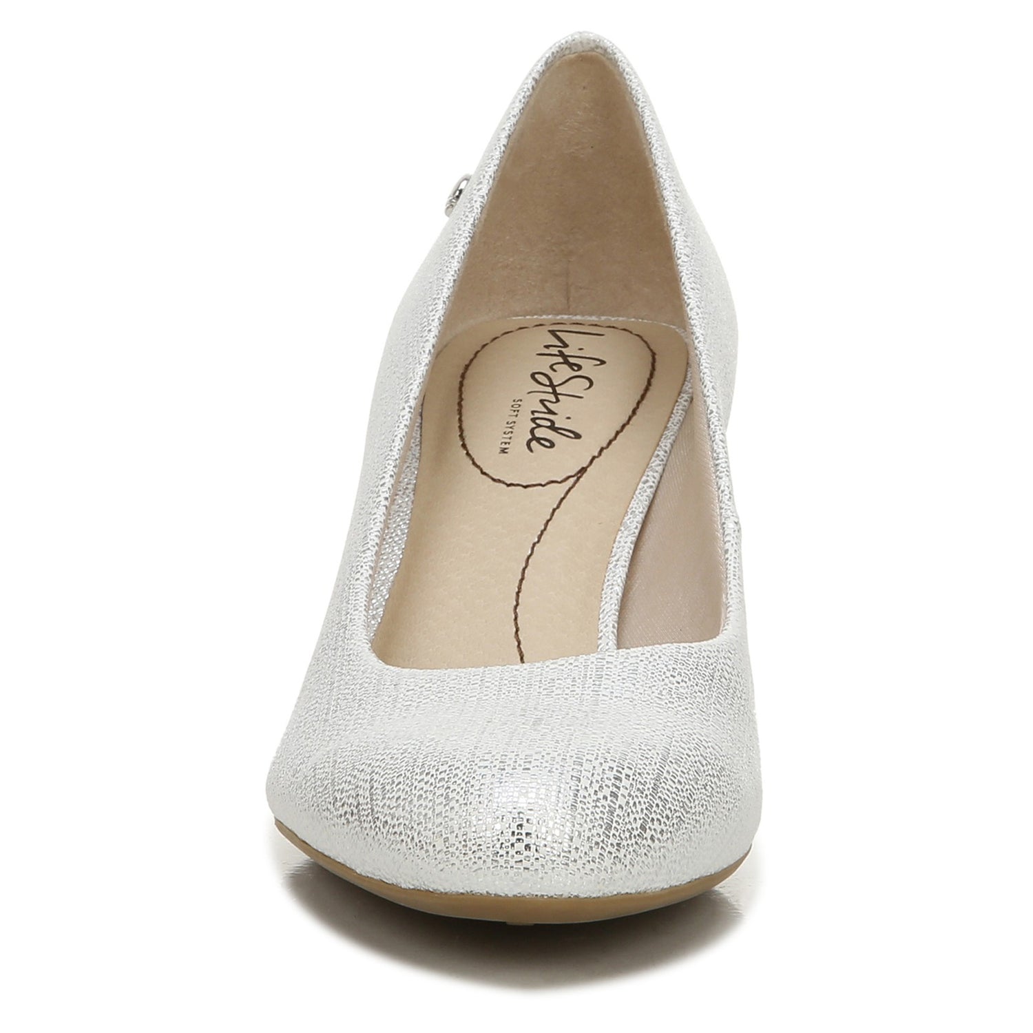 Peltz Shoes  Women's LifeStride Parigi Pump Silver B5988FU034
