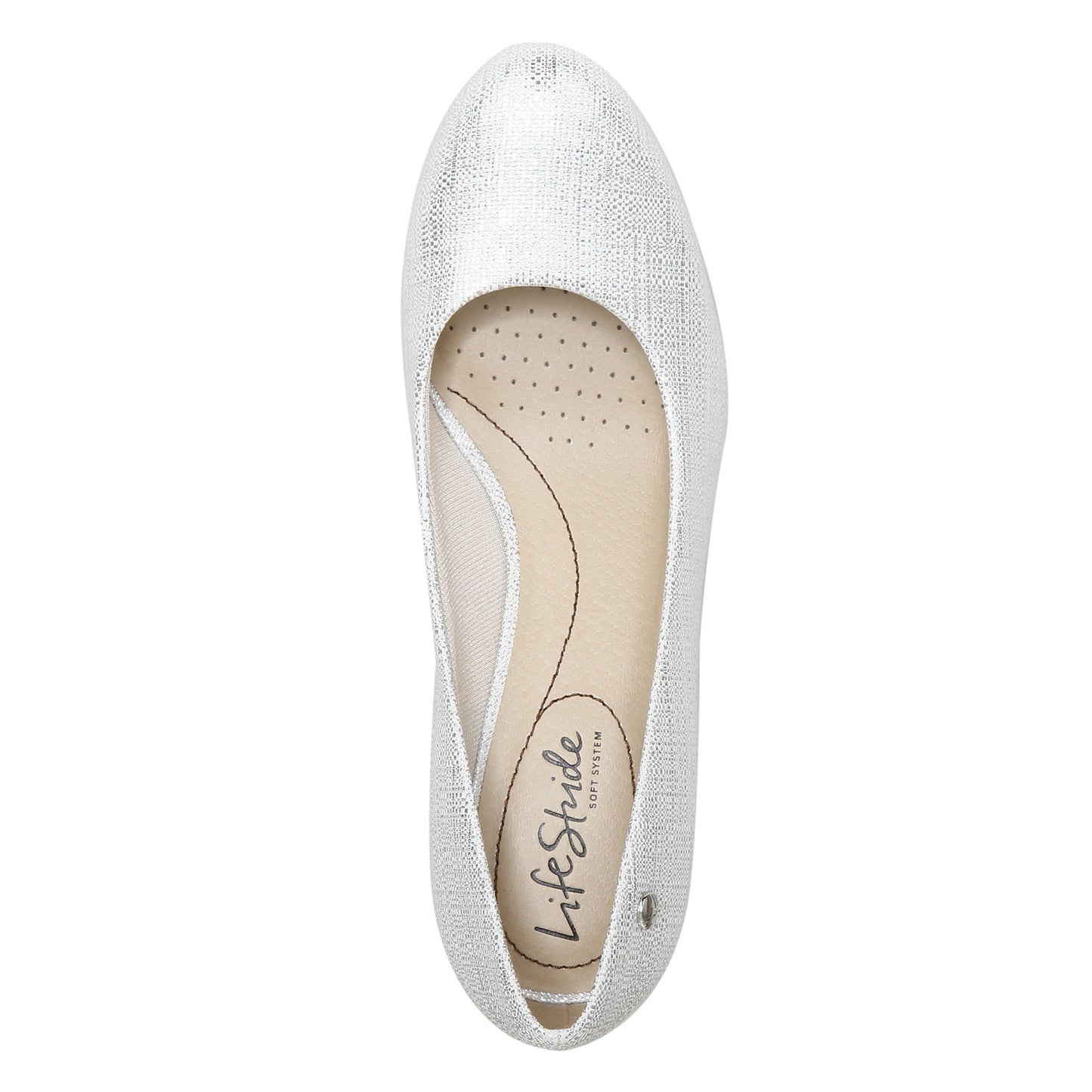 Peltz Shoes  Women's LifeStride Parigi Pump Silver B5988FU034