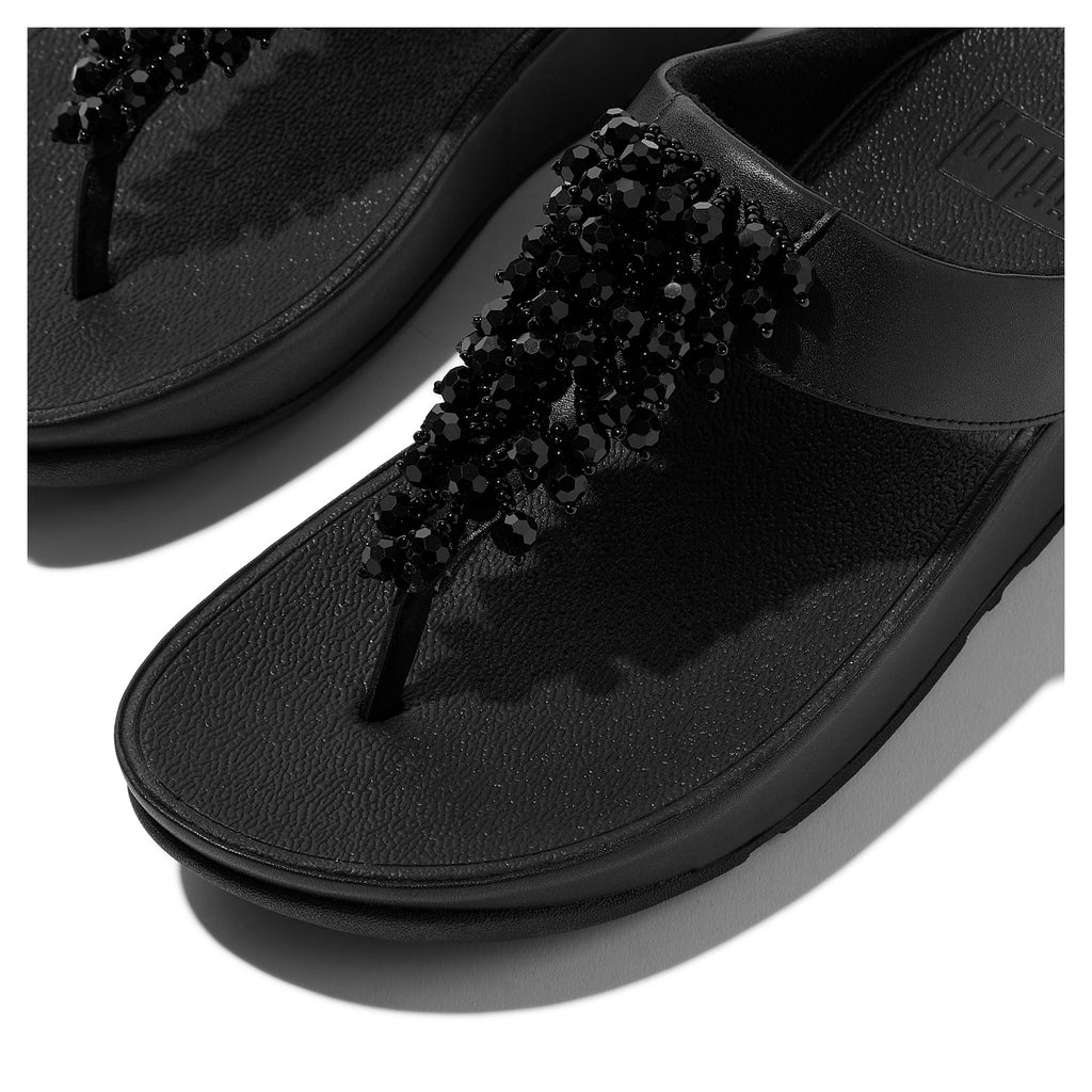 Women's FitFlop, Rumba Beaded Toe-Post Sandal