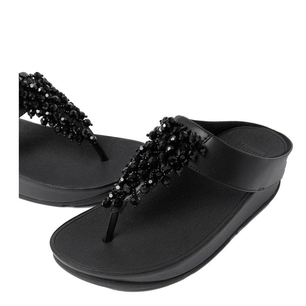 Women's FitFlop, Rumba Beaded Toe-Post Sandal