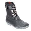 Peltz Shoes  Women's JBU by Jambu Cordera Rain Boot Black B9COR01